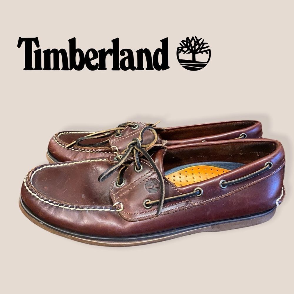 Timberland Men's Leather Boat Shoes Loafers 11.5